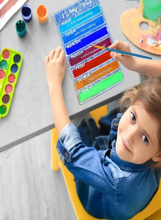 FineGood Resin Moulds with Paint Brush, FineGood Calendar Resin Moulds Silicone Resin Kit Month Week Planner Silicone Moulds for Resin Casting - Image 2