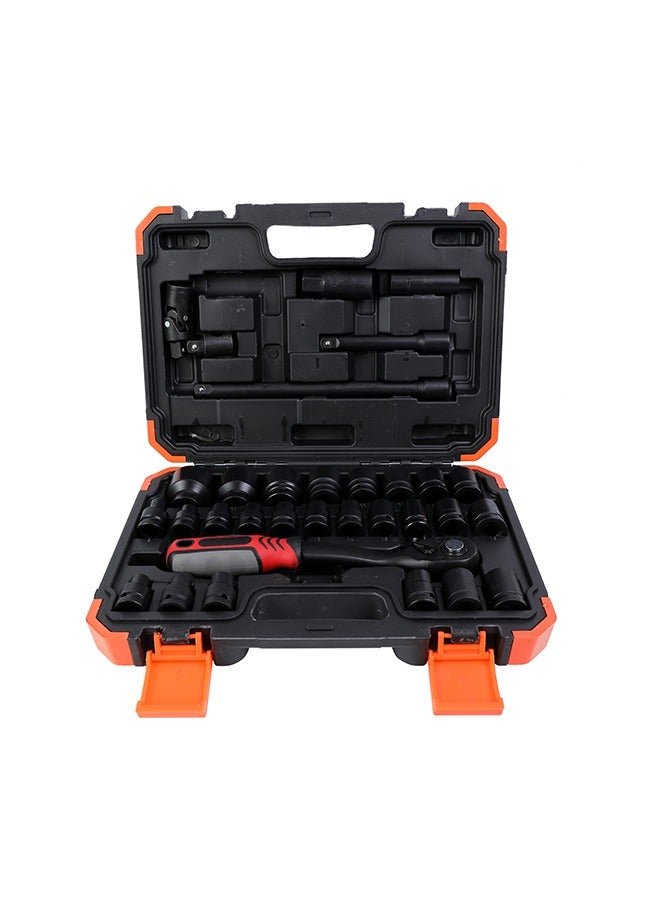 32-Piece Drive Socket Set - 1/2inch