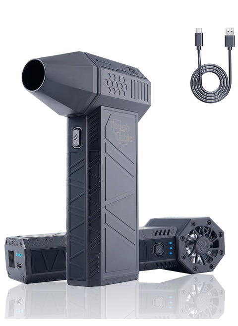 Turbo Jet Fan Turbine Jet Blower 130,000rpm w/High-Speed Brushless Motor Top Speed 80mph Airflow Strong Wind Fan