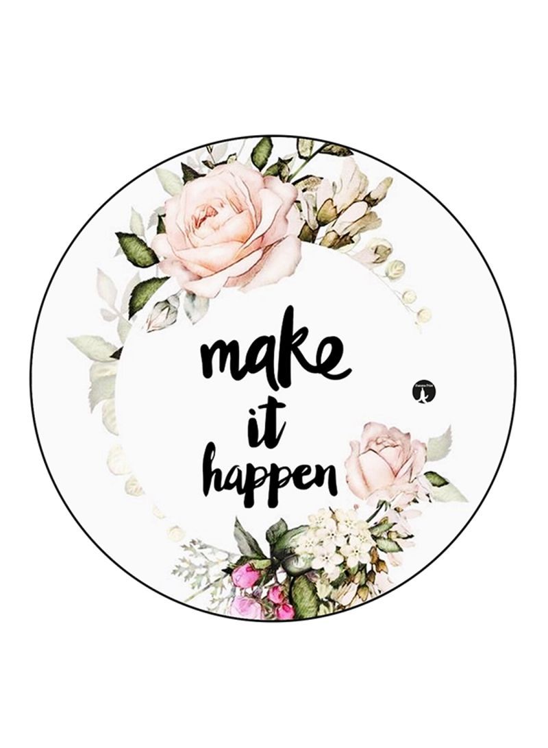 RKN English Phrases Printed Mouse Pad Multicolour