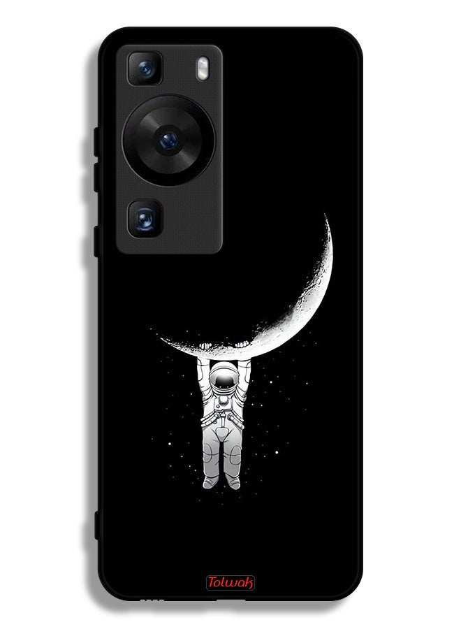 Tolwak Huawei P60 Pro Protective Case Cover Hanging From Moon - Image 1