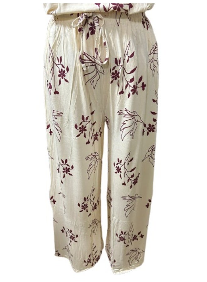 Women's Free Size Autumn/Spring Pajamas Long-Sleeved Set Sleepwear Loungewear Outfit - Image 2