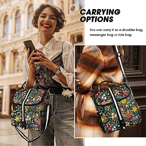 VLM Lunch Box for Women, Insulated Lunch Bag Women with Adjustable Shoulder Strap, Cute Lunch Tote Bag for Work,Picnic,Camping - Image 5