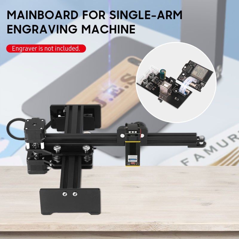 Single-Arm Engraver Electronic Components - High Quality Mainboard Powerful Generic Wi-Fi+BT+BLE MCU Modules Advanced Master Firmware for Single-Arm Engraving Machines - Image 3