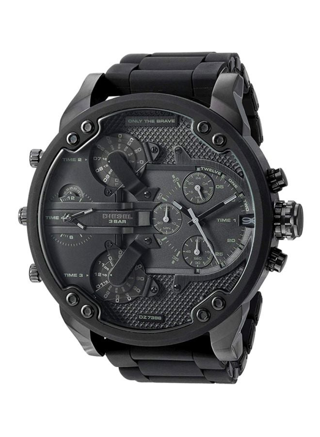 DIESEL Men Mr.Daddy 2.0 Stainless Steel Chronograph Watch DZ7396 - Image 4