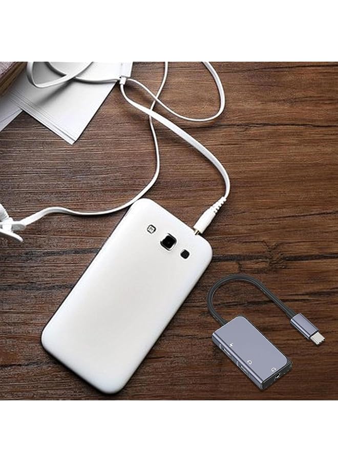 erorex Headphone And Charger Adapter Type C To 3.5Mm Aux Audio Jack And Fast Charging Dongle Cable Cord 3 In 1 For Mobile Phones Tablets And Laptops - Image 4