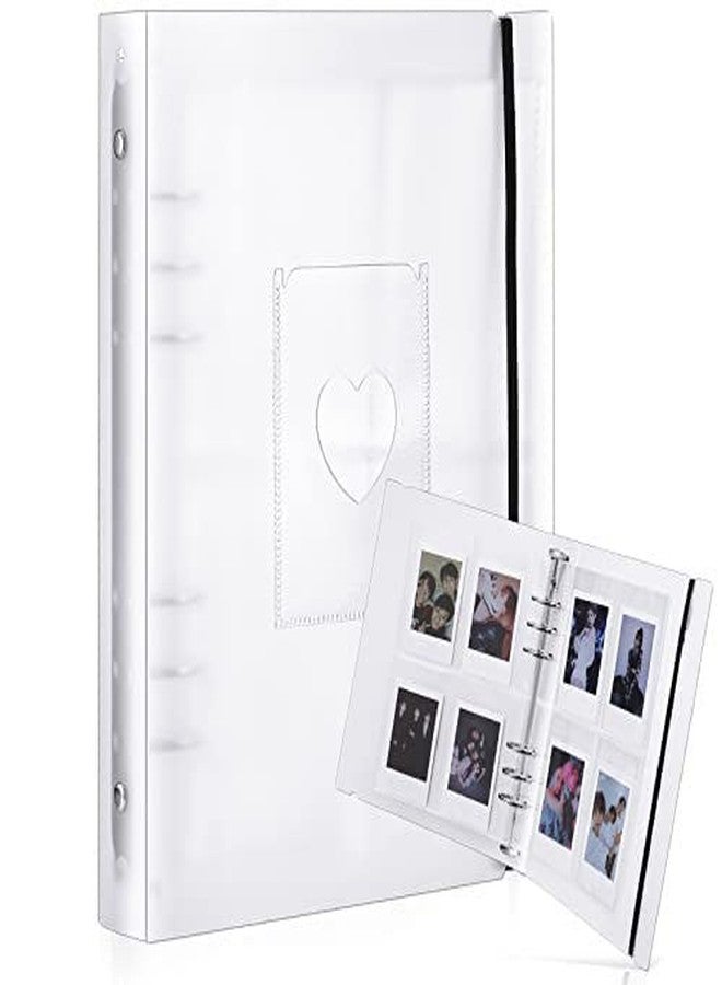 Careflection Photo Album Binder Book 6 Ring A5 Binder Holder Refillable Compatible for Fujifilm Instax Mini Film/Polaroid Film/Kpop Photocard - Image 1