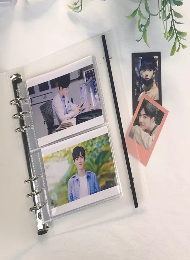 Careflection Photo Album Binder Book 6 Ring A5 Binder Holder Refillable Compatible for Fujifilm Instax Mini Film/Polaroid Film/Kpop Photocard - Image 3