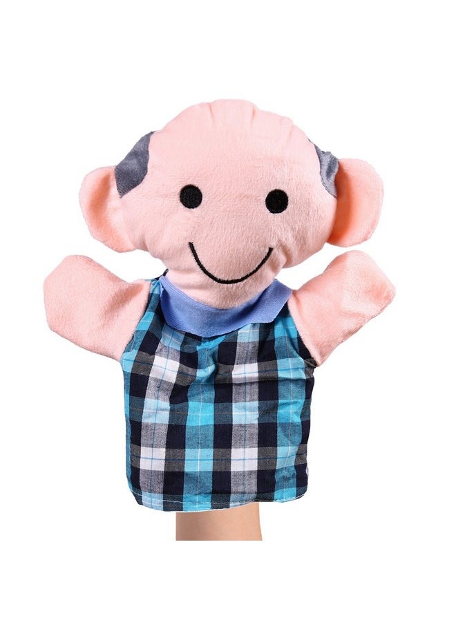 BETTERLINE - Hand Puppet Set 6 Family Members Premium Quality 9” Inch Soft Plush Hand Puppets For Kids For Storytelling Teaching Preschool Roleplay Mother Father Son Daughter And Grandparents - Image 1