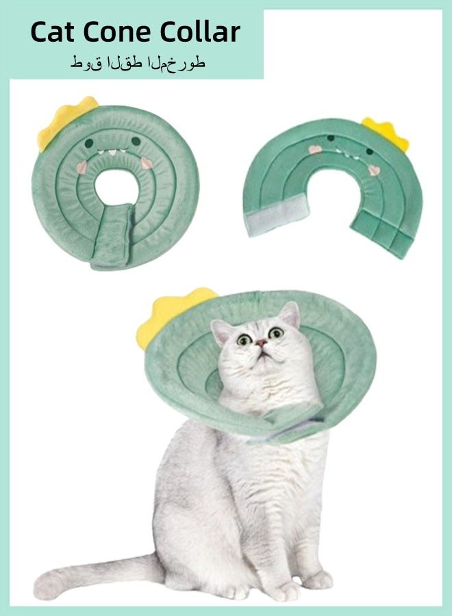 Cat Cone Collar Soft Adjustable Cat Recovery Collar Cat Cones After Surgery for Kittens Pet Protective Elizabethan Collar for Puppies Small Dogs - Image 1