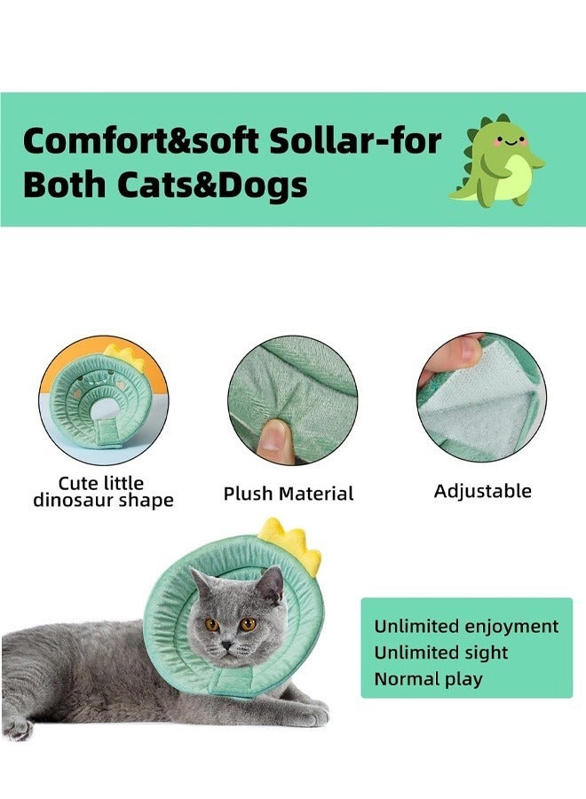 Cat Cone Collar Soft Adjustable Cat Recovery Collar Cat Cones After Surgery for Kittens Pet Protective Elizabethan Collar for Puppies Small Dogs - Image 3