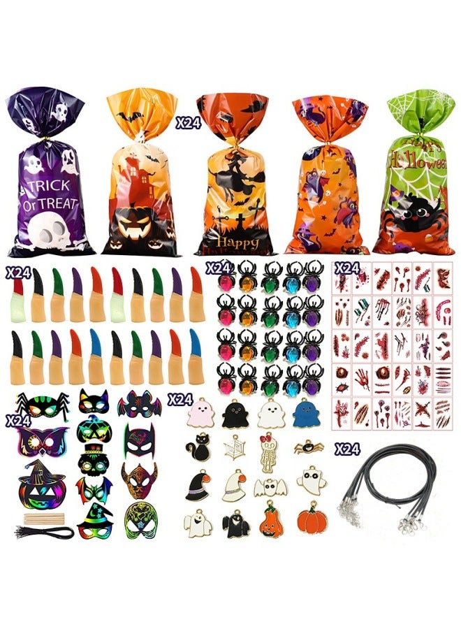 Loquat 20.25 Million  Pumpkin Party Small Toy Suit Children DIY Skull Bat Ornaments Tricky Toys-Color: Suit XT-42 - Image 4
