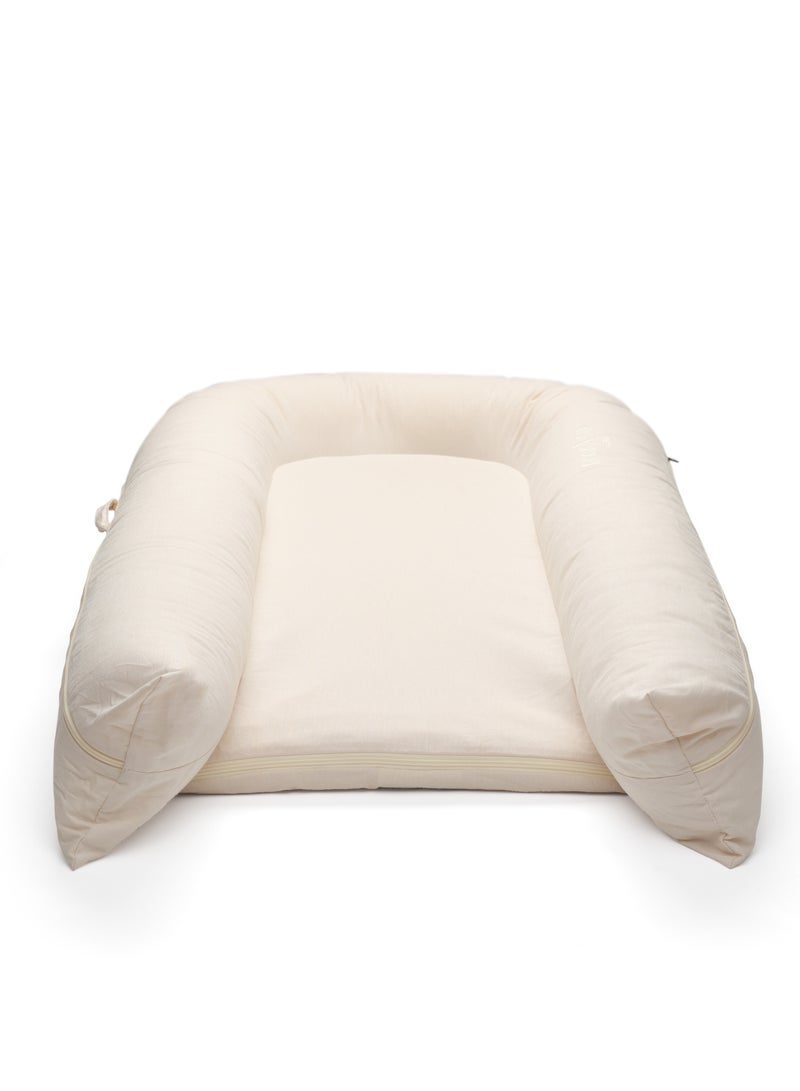 DockATot Grand Pod Sand Chambray - Image 2