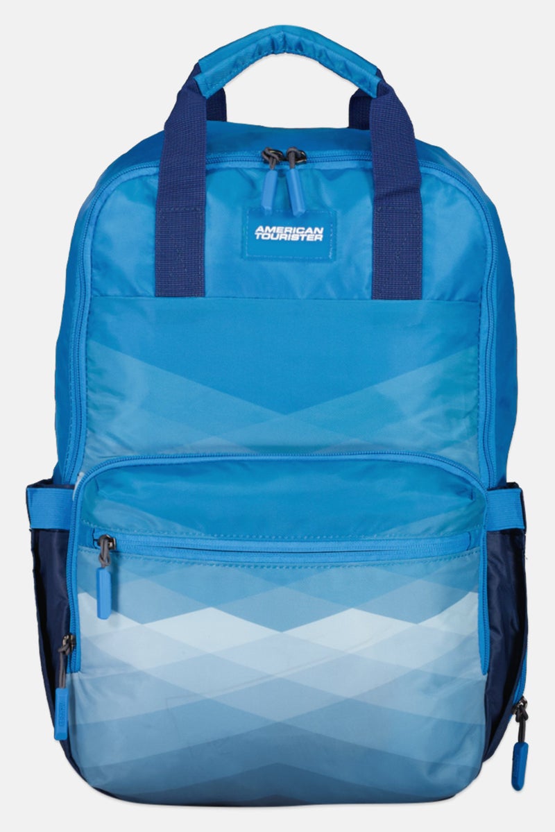 AMERICAN TOURISTER Women Brand Logo Backpack, Blue  - Image 1