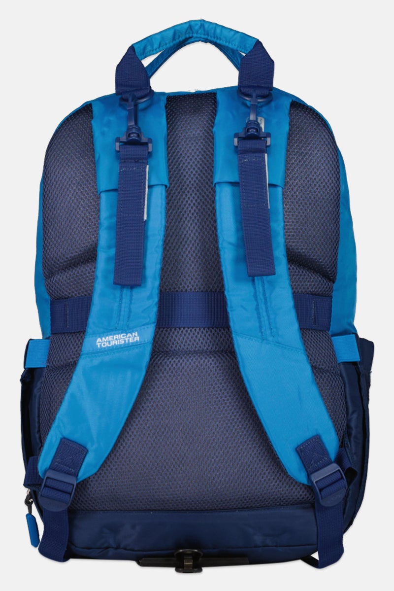 AMERICAN TOURISTER Women Brand Logo Backpack, Blue  - Image 2