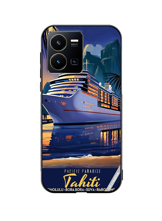 Protective Case Cover For Vivo Y35 Pacific Paradise Design Multicolour