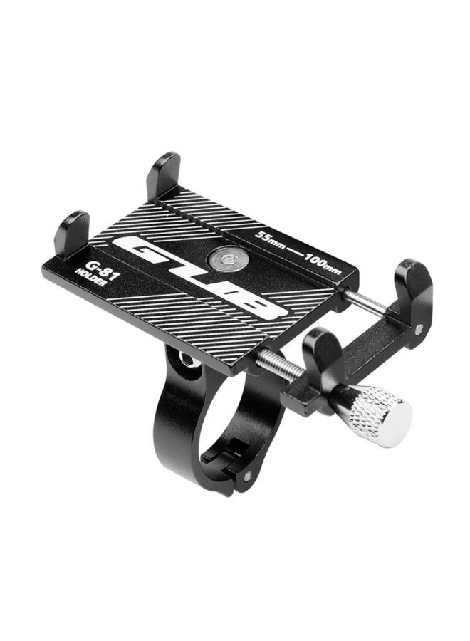 GUB Aluminum Bike Phone Mount Holder Adjustable Handlebar Mobile Stand 360 Rotation Anti Slip Clamp Fits 3.5 To 6.2 Inch Smartphones Black - Image 1