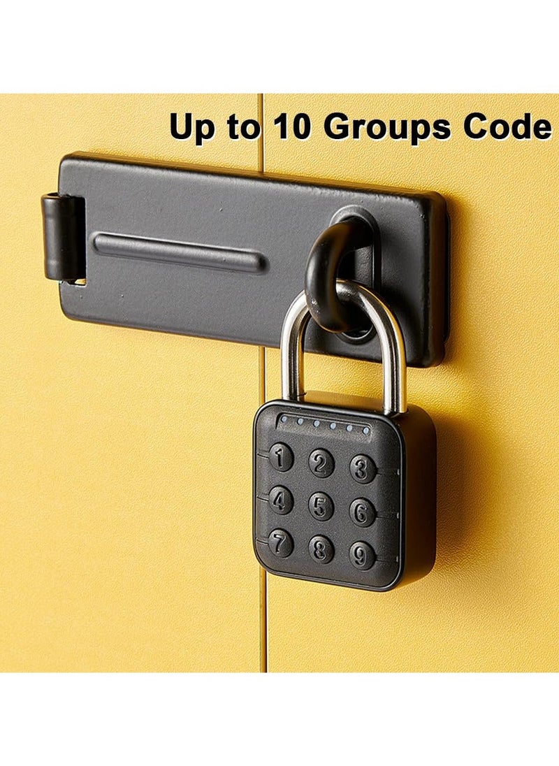 Generic - Combination Lock for Locker, 6 Digit Waterproof Smart Code Padlock, Combo Lock, Perfect for Lockers, Luggage, Gym Lockers, Storage Boxes, and Suitcases. - Image 1