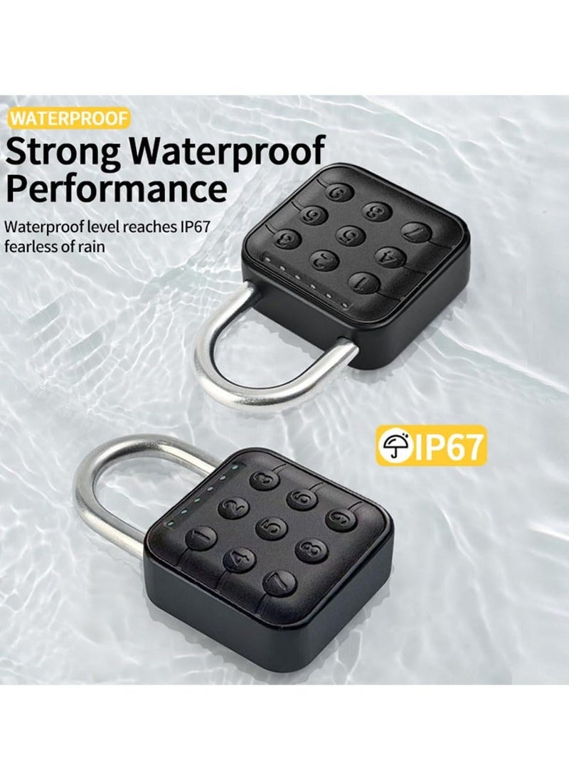Generic - Combination Lock for Locker, 6 Digit Waterproof Smart Code Padlock, Combo Lock, Perfect for Lockers, Luggage, Gym Lockers, Storage Boxes, and Suitcases. - Image 1