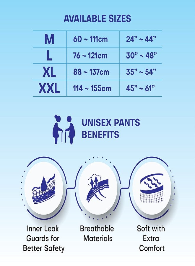 Lyficare Classic Adult Diaper Large Size (L) - 20 Units (Pack of 2) | Unisex Diapers Pants Style | Waist (75-100 cm) | Wetness Indicator, Super absorb, 360° Protection & 0% Leakage | For Men & Women - Image 5