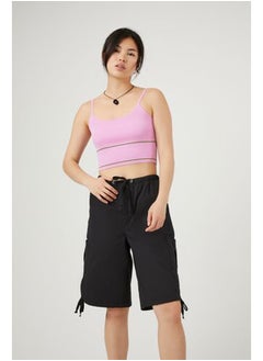 Drawstring Bermuda Shorts