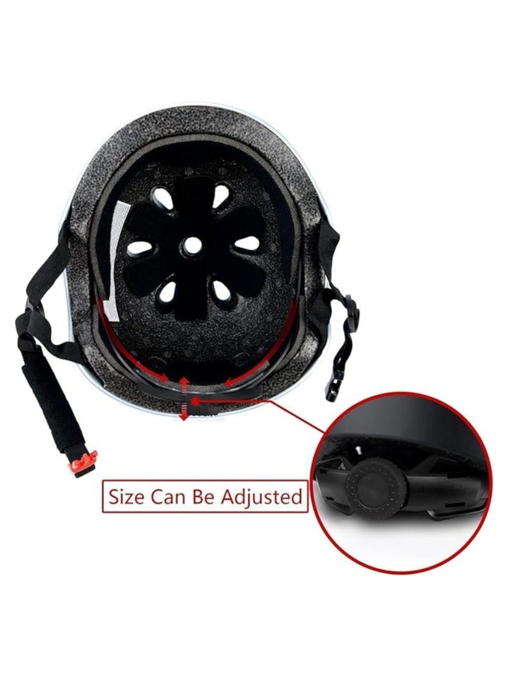 DUNISO Kids Helmet Adjustable for Kids Ages 3-8 Years Old Boys Girls, Toddler Helmet with Protective Sports Gear Set Knee Elbow Pads Wrist Guards for Cycling Skateboard Scooter - Image 4
