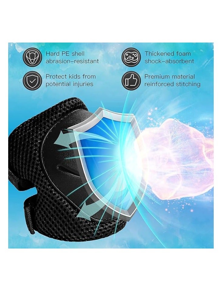 DUNISO Kids Helmet Adjustable for Kids Ages 3-8 Years Old Boys Girls, Toddler Helmet with Protective Sports Gear Set Knee Elbow Pads Wrist Guards for Cycling Skateboard Scooter - Image 5