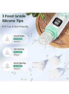 DMG Baby Nasal Aspirator, Baby Nose Sucker Electric Nose Cleaner, with 3 Suction Levels and 3 Sizes Silicone Tips with Music Soothing Function, Rechargeable, Deeply Nose Cleaner The Booger/Mucus/Sno - pzsku/ZA84A235A4B92C7169D39Z/45/_/1726726646/1b215c5c-4f21-4765-bc4f-4768ab4ac57c