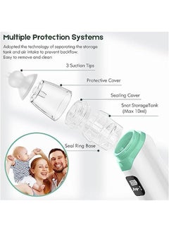 DMG Baby Nasal Aspirator, Baby Nose Sucker Electric Nose Cleaner, with 3 Suction Levels and 3 Sizes Silicone Tips with Music Soothing Function, Rechargeable, Deeply Nose Cleaner The Booger/Mucus/Sno - pzsku/ZA84A235A4B92C7169D39Z/45/_/1726726697/bb003445-2075-4560-b175-cfeed1672b3f