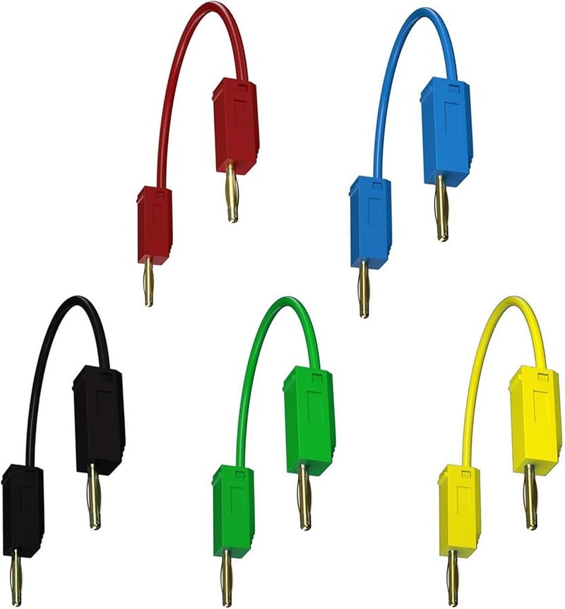 Red Gold Plated Banana Plugs Test Leads 2mm Layer Lift Erosion Resist High Current 10A 600V - Image 4