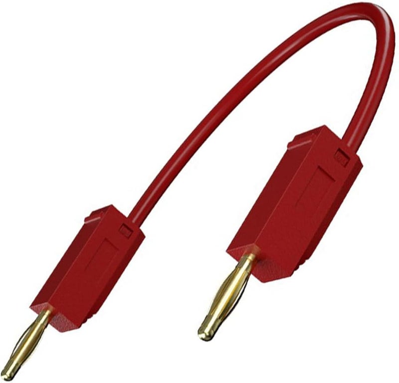 Red Gold Plated Banana Plugs Test Leads 2mm Layer Lift Erosion Resist High Current 10A 600V - Image 5