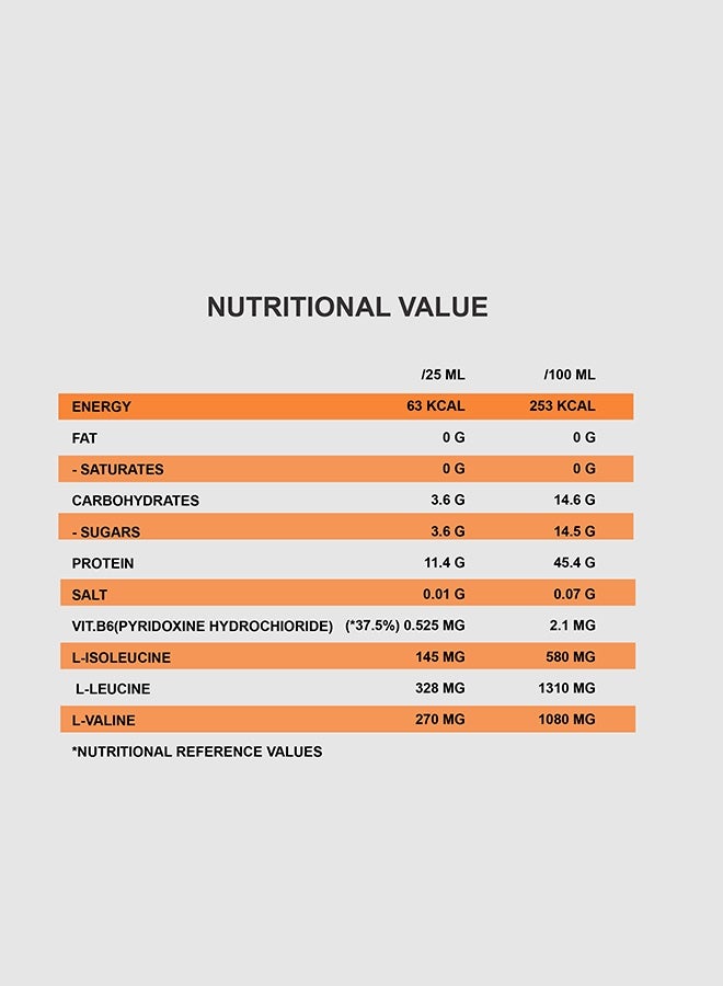 QNT AMINO LIQUID 40000 MG | 500ML | Red Fruit |  19 Amino Acids & BCAA for Recovery - Image 4