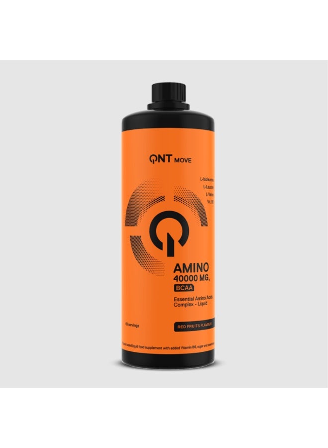 QNT AMINO LIQUID 40000 MG | 500ML | Red Fruit |  19 Amino Acids & BCAA for Recovery - Image 5