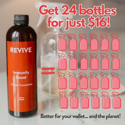 REVIVEEO Immunity Boost Cleaner Concentrate Multi-Purpose, All-Purpose, Concentrated, Mopping, Nontoxic, Plant Based - Image 3