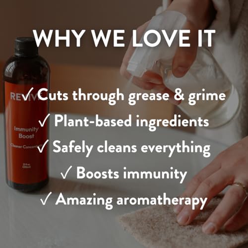 REVIVEEO Immunity Boost Cleaner Concentrate Multi-Purpose, All-Purpose, Concentrated, Mopping, Nontoxic, Plant Based - Image 4