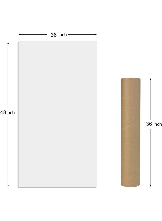TAKSDAI 36 X 48 Inches Magnetic Dry Erase Removable Whiteboard Sticker For Wall, Self Adhesive, Peel And Stick, Bonus Magnetic Duster Marker Magnets - Image 3