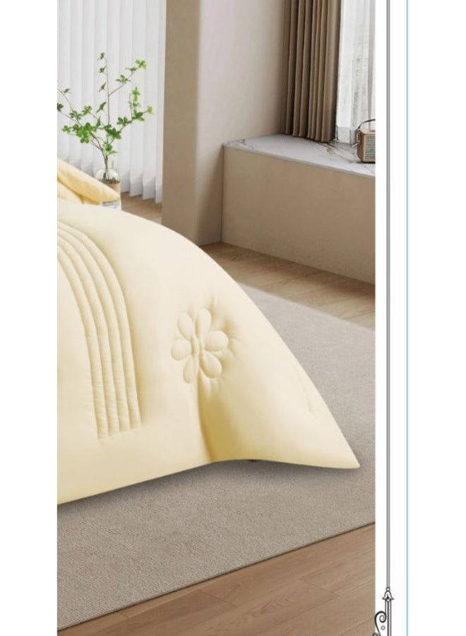 مون مفرش سرير نفرين فندقي فخم بتصميم حصري وجذاب من المايكروفايبر مقاس 220*240 سم - Image 4