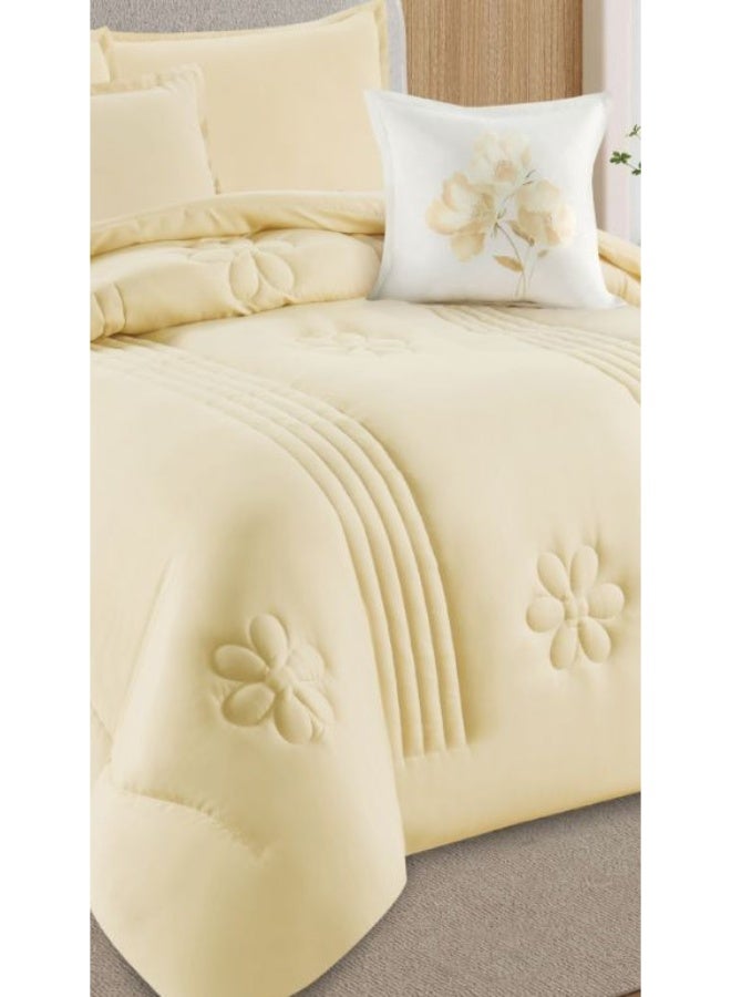 مون مفرش سرير نفرين فندقي فخم بتصميم حصري وجذاب من المايكروفايبر مقاس 220*240 سم - Image 3