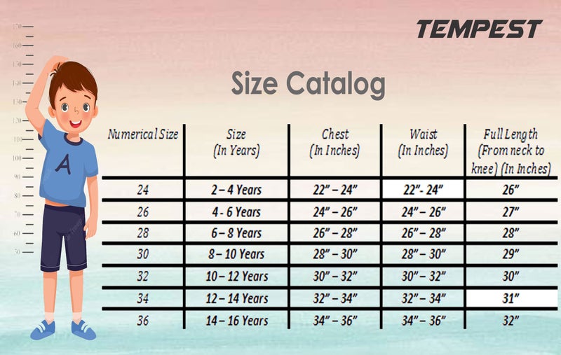 Tempest Girls's Lycra Stretchable Half Length Multipurpose Wear for Swimming CostumeI Diving I Cycling I Aerobics | Skating (Red, 13 Years-14 Years) - Image 5