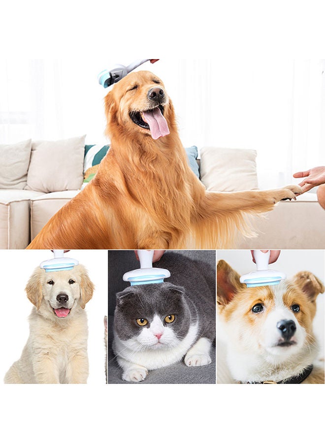 NIBEMINENT 3 In 1 Pet Comb Blue 22x8.5x3.5cm - Image 4