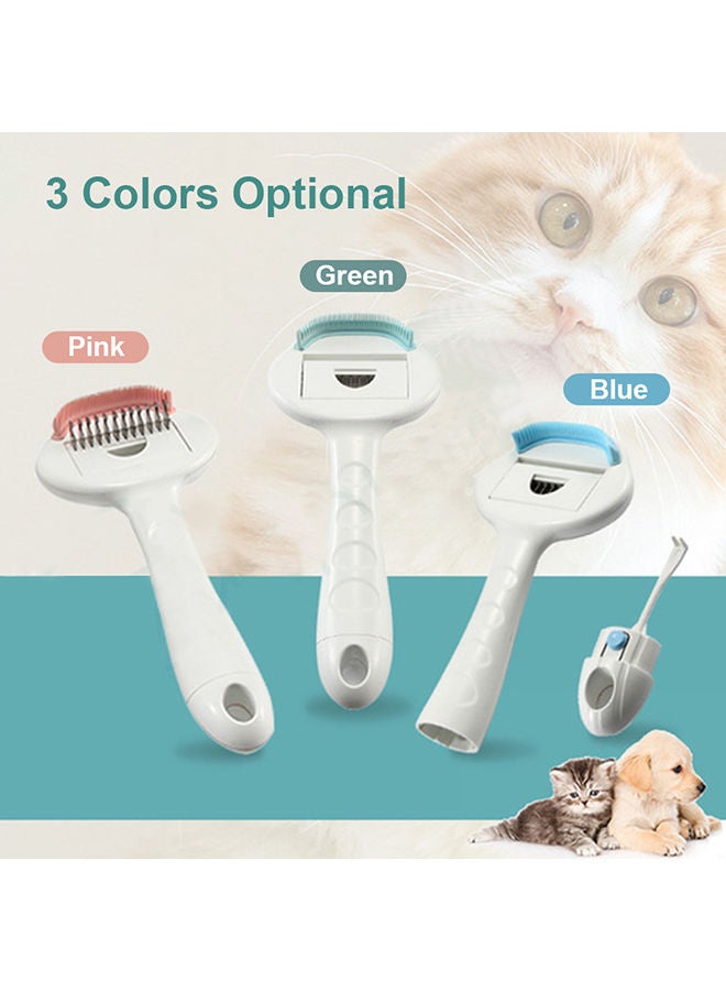 NIBEMINENT 3 In 1 Pet Comb Blue 22x8.5x3.5cm - Image 5