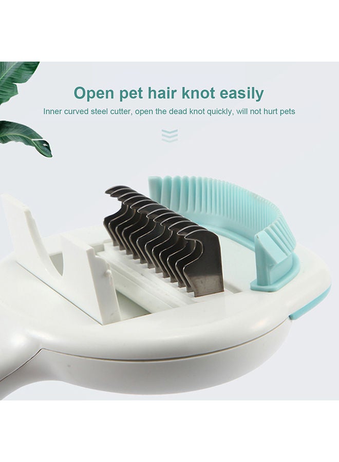 NIBEMINENT 3 In 1 Pet Comb Blue 22x8.5x3.5cm - Image 2