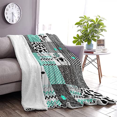 Belperan Cow Decor Bedding Throw - Soft Print Queen Size Blanket for Girls & Women - Valentine's Day Gift - 60"x80" (cow3) - Image 4