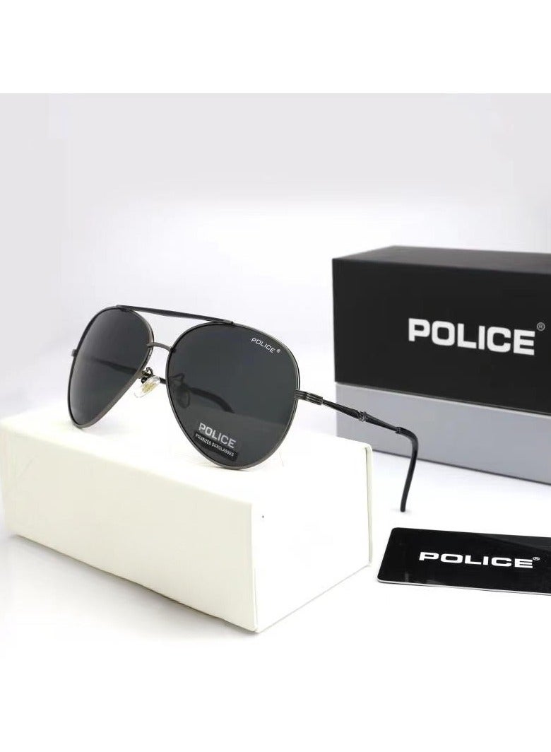 POLICE K9 Stylish Sunglasses Trendy UV Protection Shades for Men & Women Polarized Lens for Clear Vision Lightweight & Comfortable for All-Day Wear - Image 1