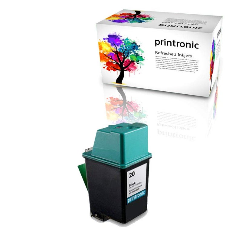 Printronic Remanufactured Ink Cartridge Replacement for HP 20 C6614D (1 Black) - Image 4