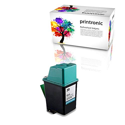 Printronic Remanufactured Ink Cartridge Replacement for HP 20 C6614D (1 Black) - Image 1
