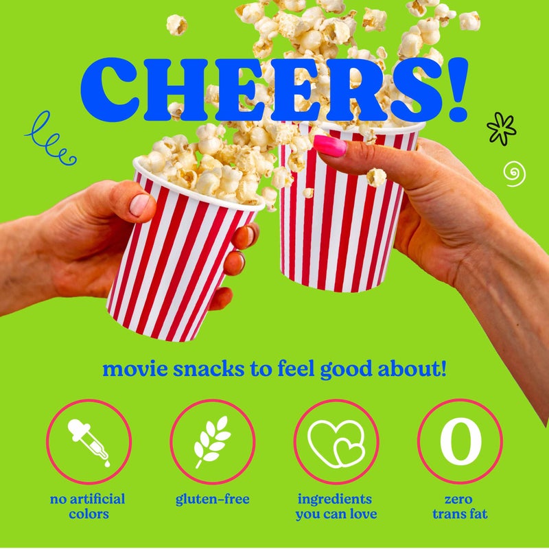 Pop n' Dulge Popcorn Movie Night Supplies 16 pcs Gift Set, 5 Gourmet Popcorn Kernels, 5 Seasoning Variety Packs Non-GMO Kosher Snacks, Great Housewarming Family Date Night Gifts Basket Ideas For Him Her - Image 5