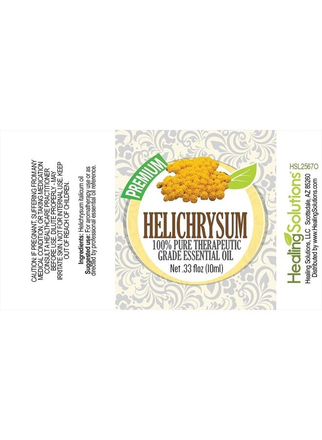 Healing Solutions 10ml Oils - Helichrysum Essential Oil - 0.33 Fluid Ounces - Image 3