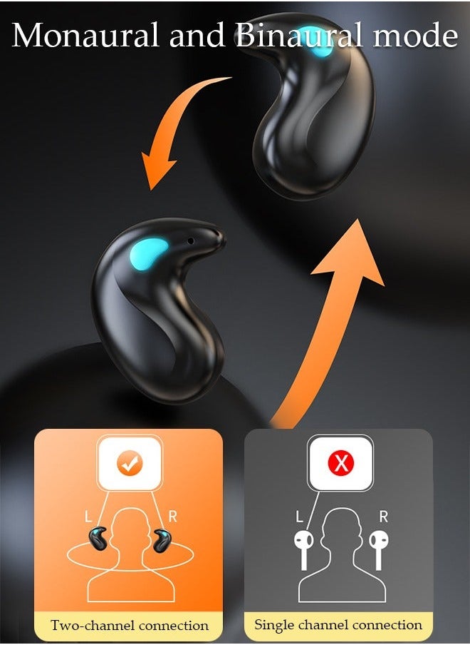 Generic Wireless Earbuds Bluetooth 5.3  in Ear Headphones with Charging Case and LED Power Display, Sweatproof Earphones Built-in Mic Bass Stereo Sound Headset for Sport Workout Office  - Image 2