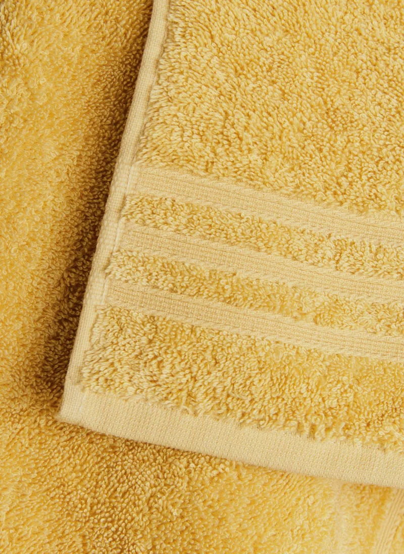 Matalan Yellow 100% Egyptian Cotton Towels